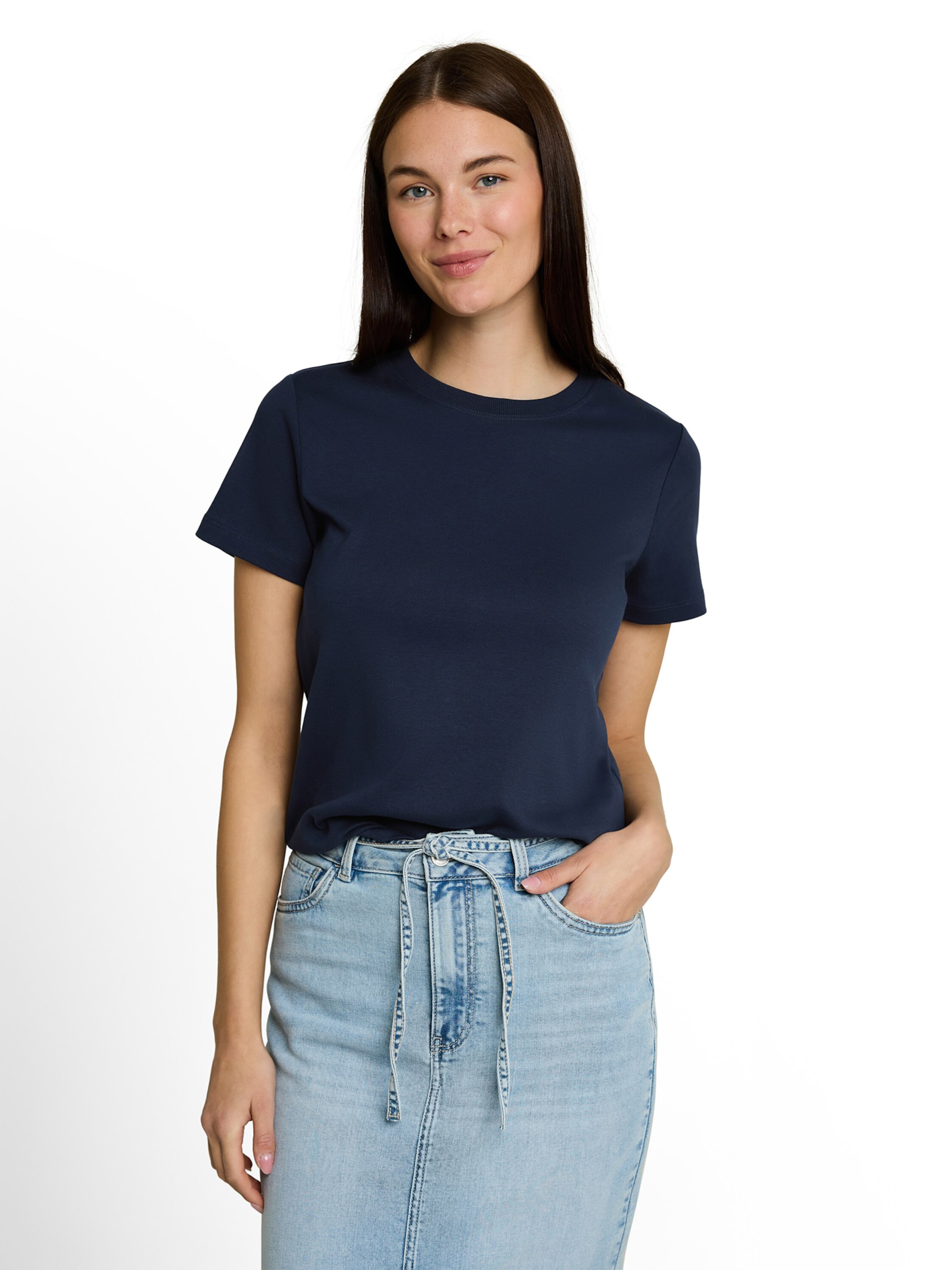 TOM TAILOR Shirt in Blue: front