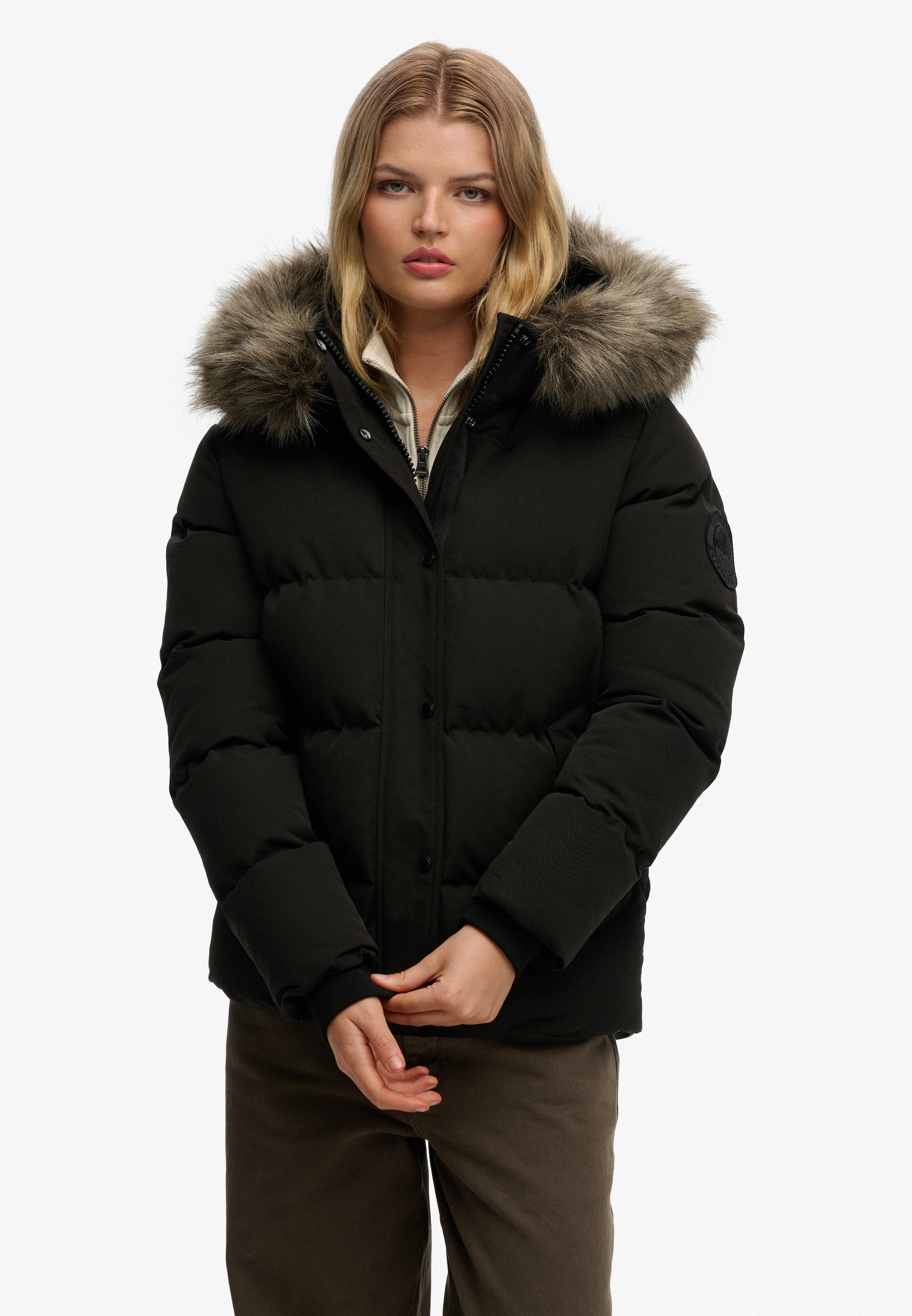 Superdry & Co Jacke 'Everest' in Schwarz