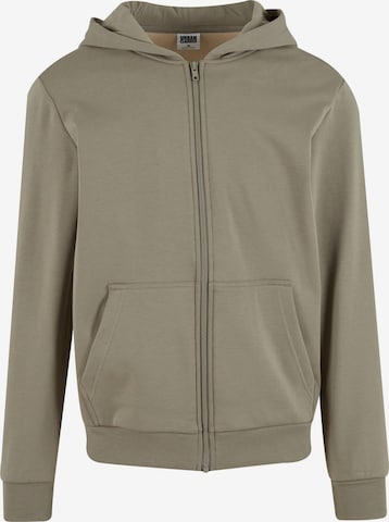 Veste de survêtement Urban Classics en vert : devant