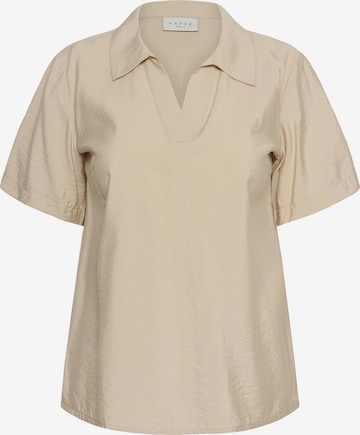 KAFFE CURVE - Blusa 'Odetha' en beige: frente