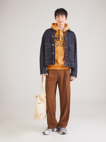 CAMP DAVID Sweatshirt in Orange