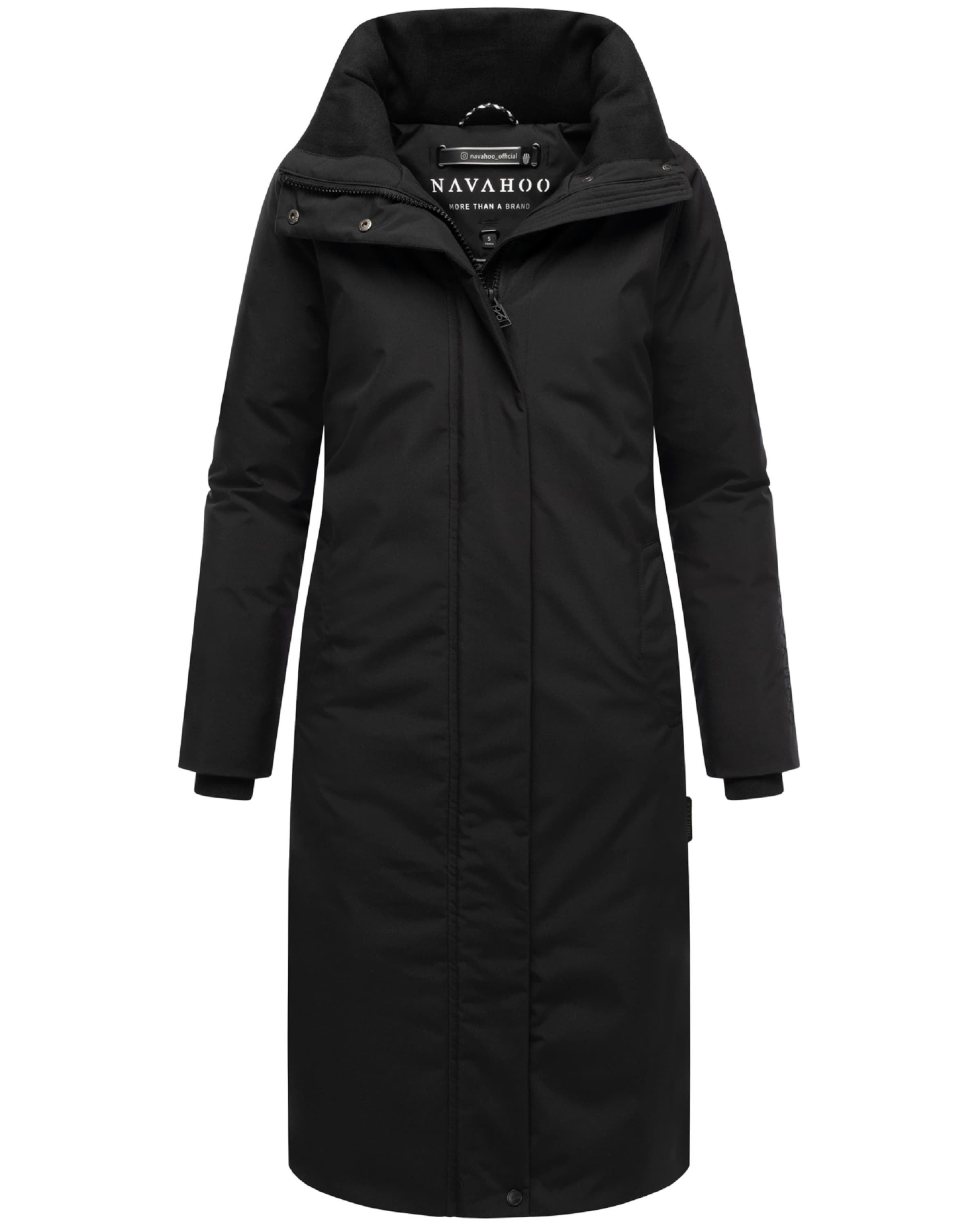 Cappotto invernale 'Traumblüte 14' di NAVAHOO in nero