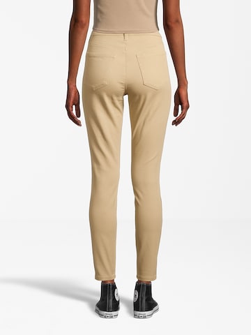 Slimfit Pantaloni di AÉROPOSTALE in beige