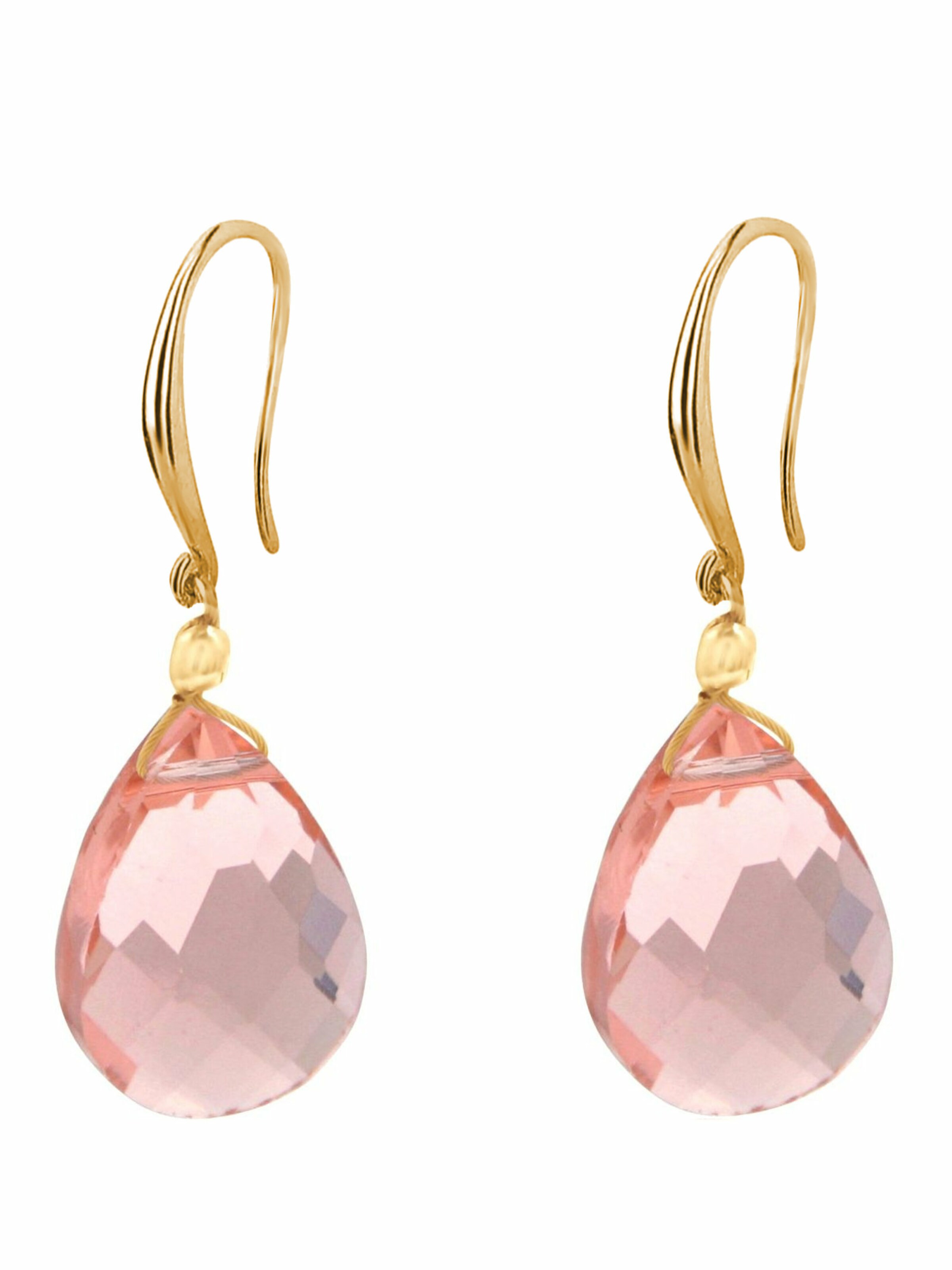 Gemshine Ohrringe in Gold: Vorderseite