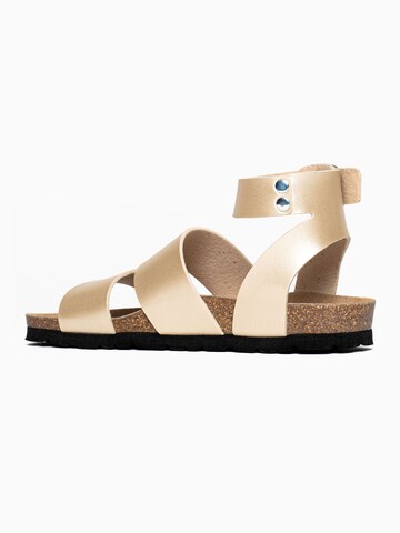 Bayton Clogs 'Soria' in Gold