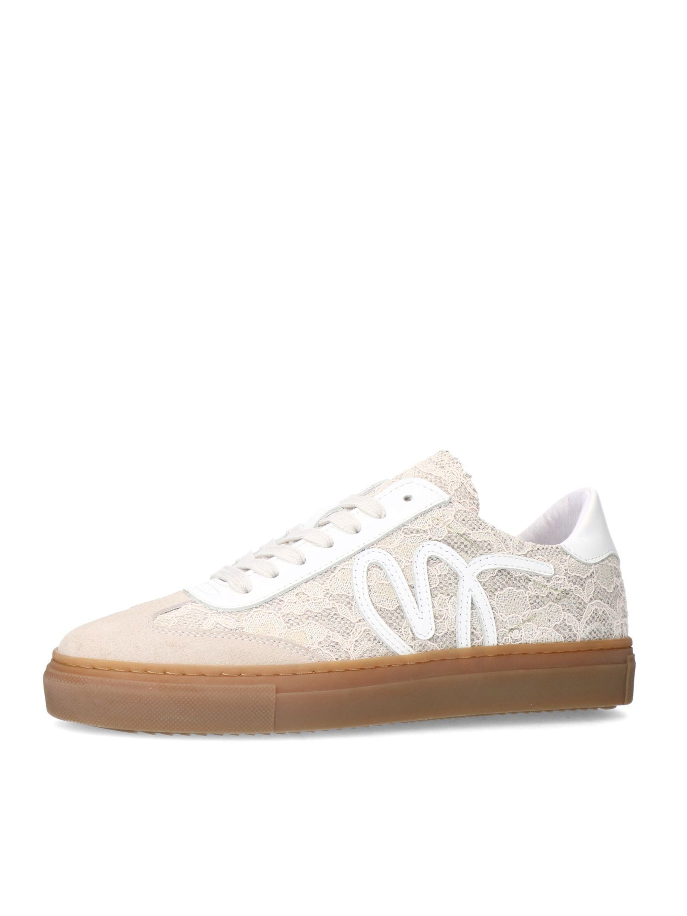MANFIELD Sneaker in beige / offwhite, Produktansicht