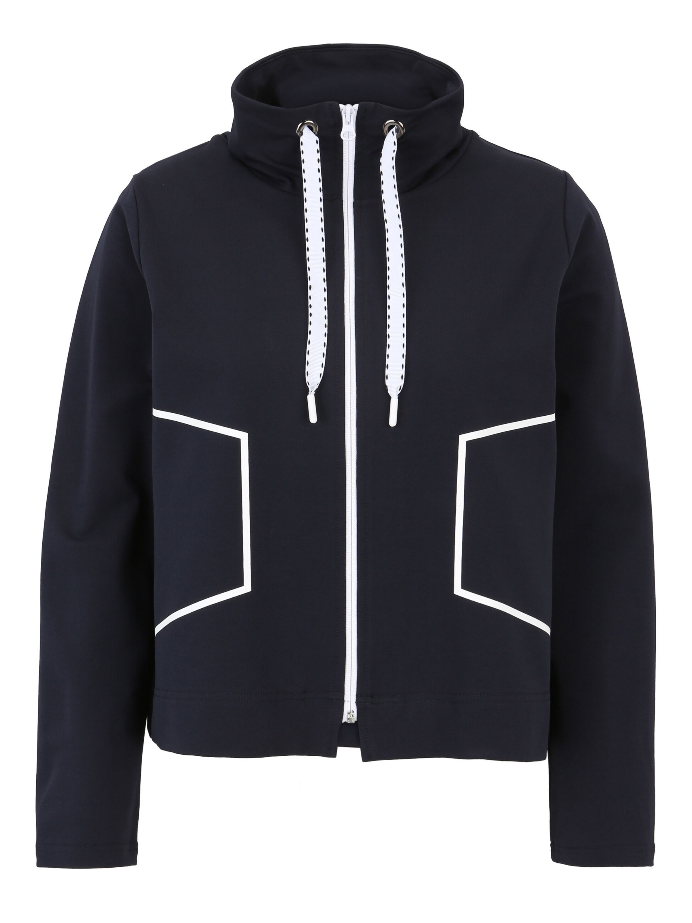 Doris Streich Sweatjacke in Blau: Vorderseite