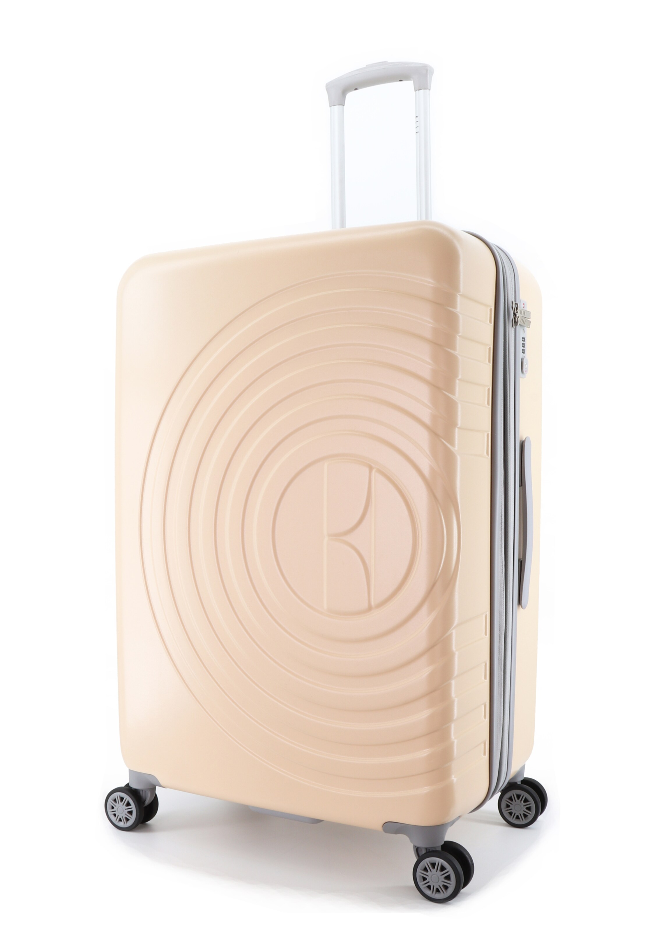 ELLE Suitcase 'Debossed' in Beige