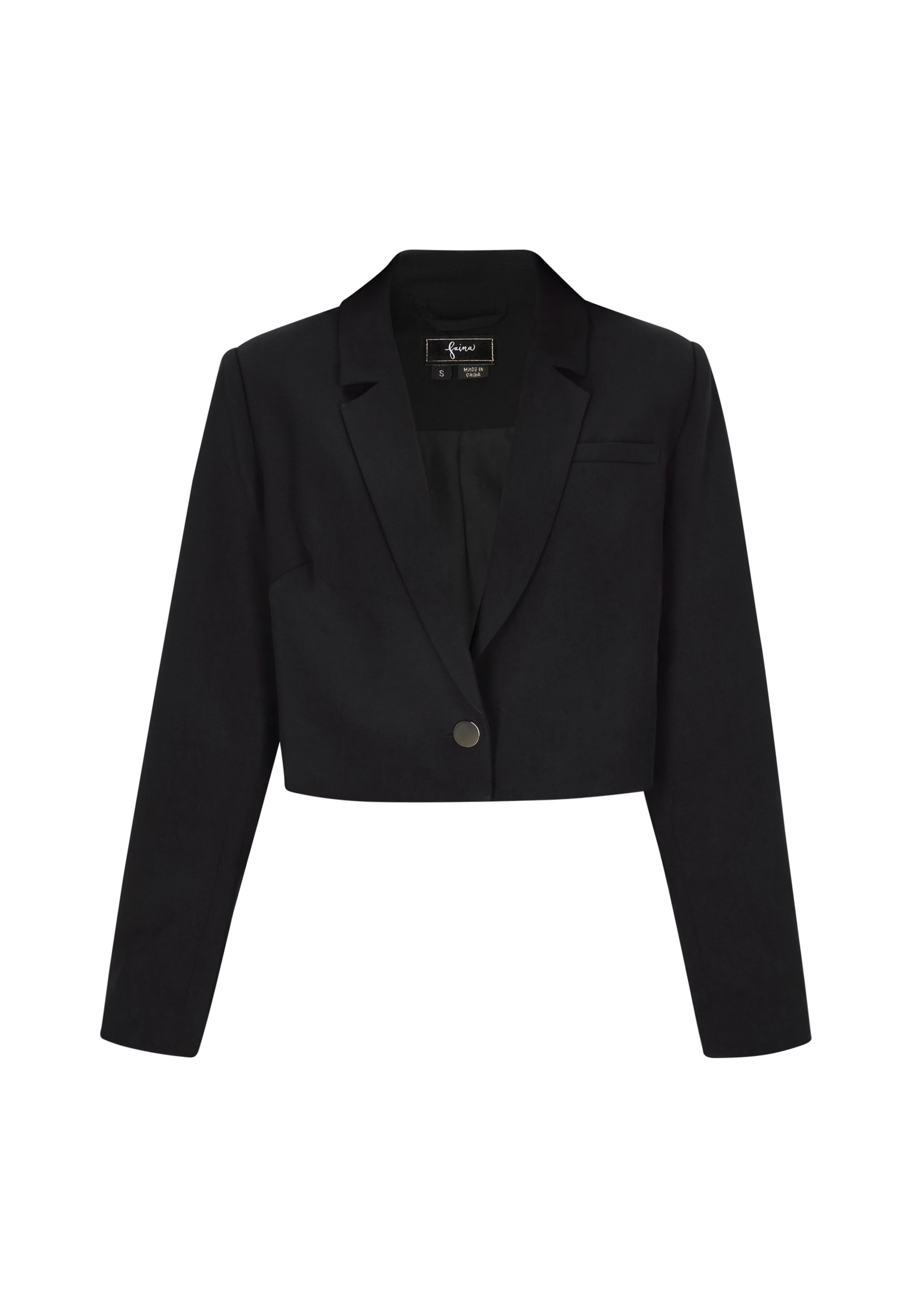 faina - Blazer en negro: frente