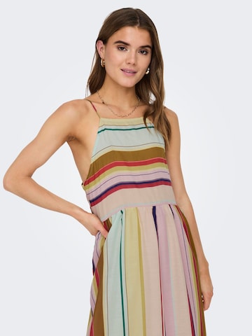 ONLY فستان صيفي بلون ألوان ثانوية