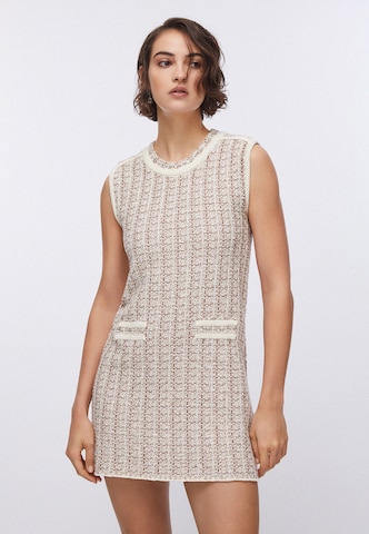 Liu Jo Oprijeta obleka | bež barva: sprednja stran