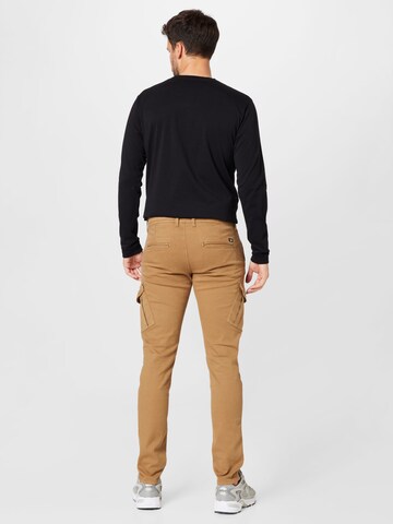 MUSTANG Slim fit Cargo trousers 'Be Flex' in Brown