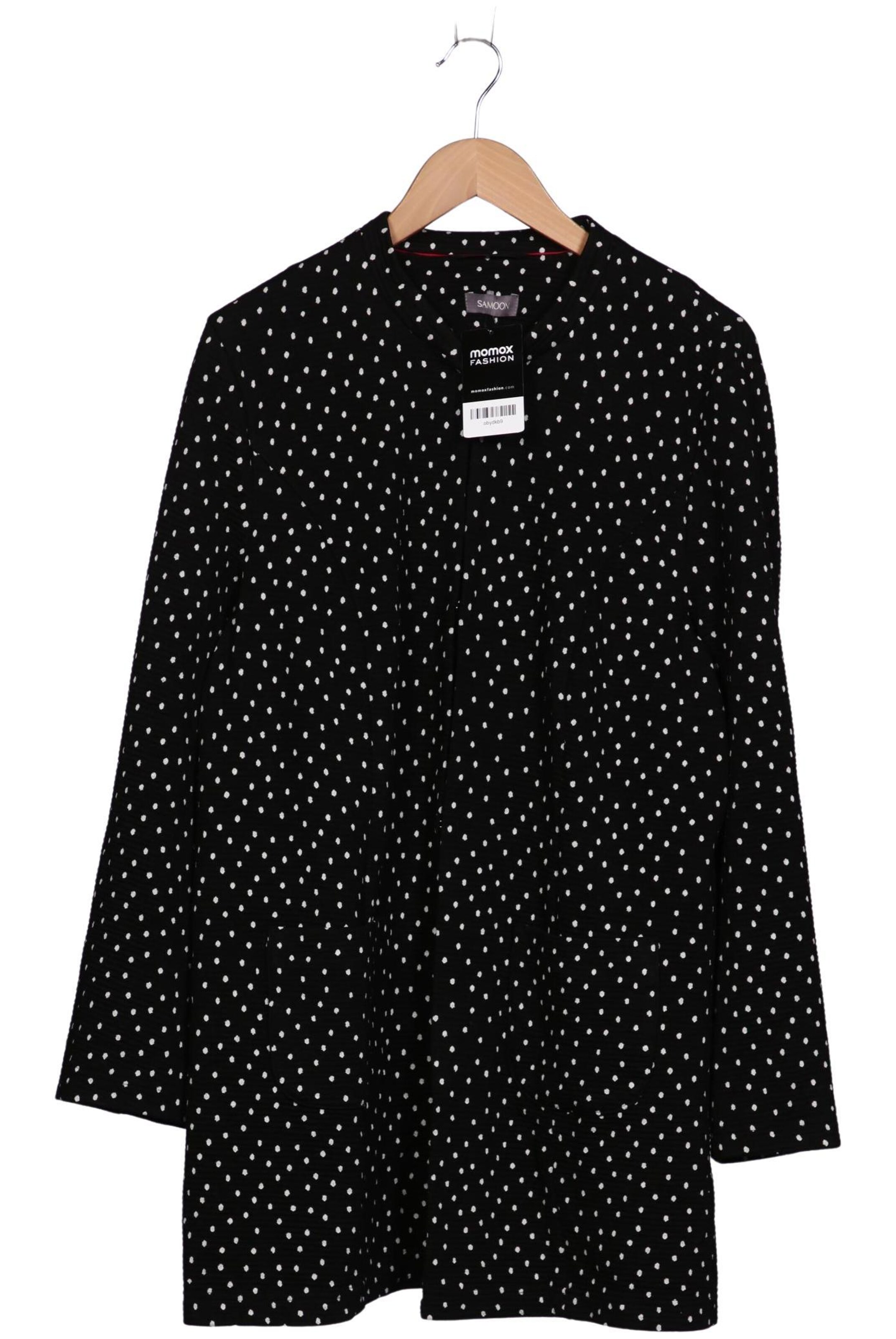 SAMOON Jacket & Coat in XXL in Black: front