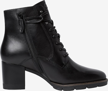 TAMARIS Lace-Up Ankle Boots in Black