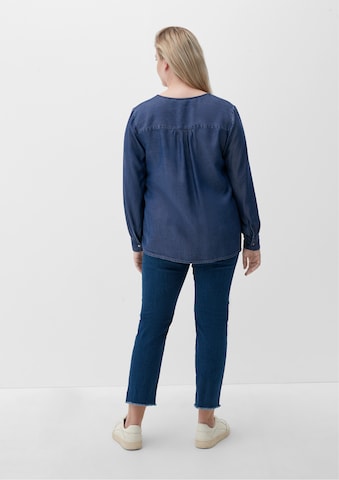 TRIANGLE Bluse in Blau