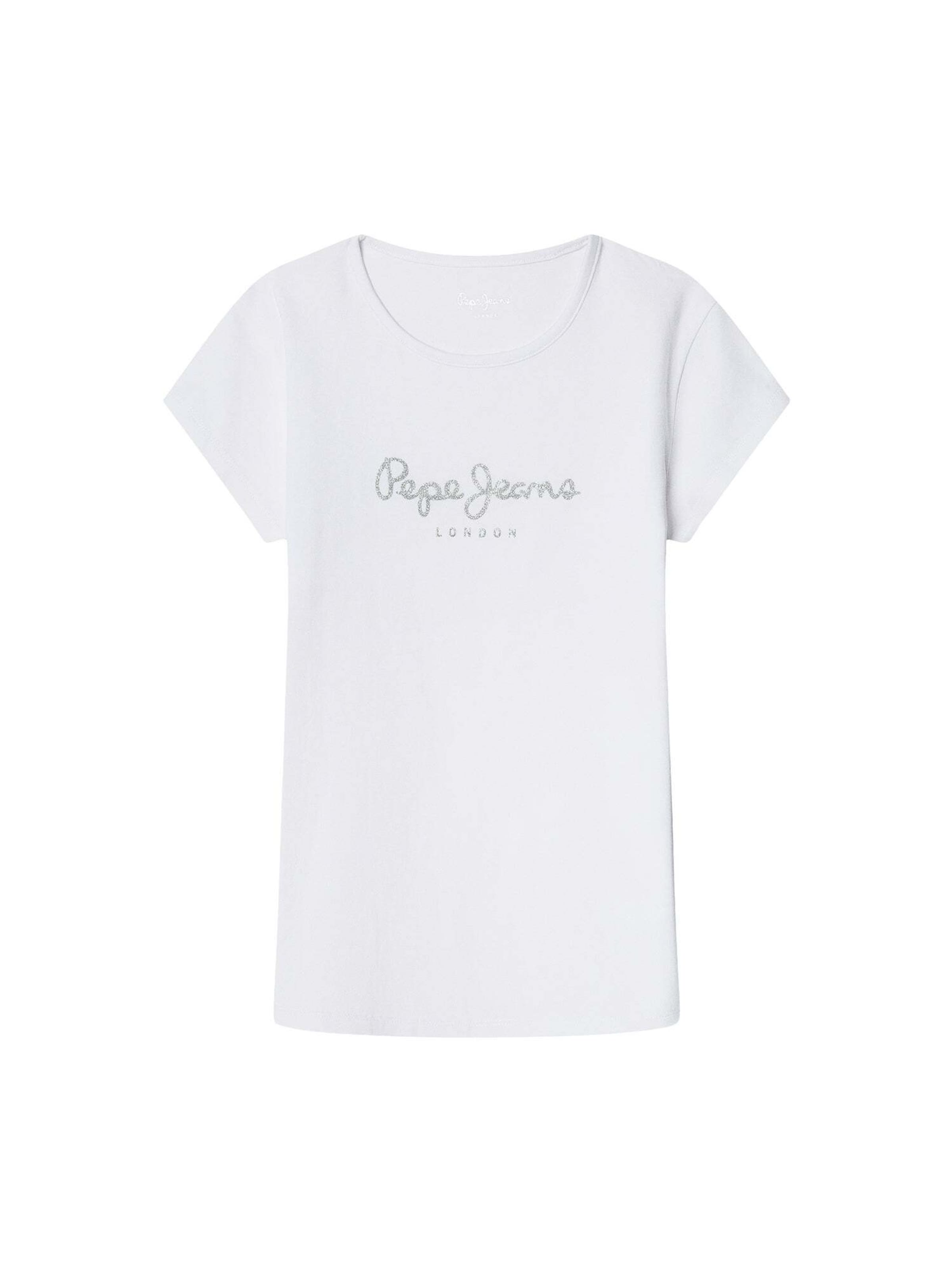 Pepe Jeans Shirt in Wit: voorkant
