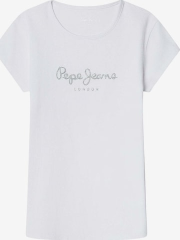 Pepe Jeans Shirt in Wit: voorkant