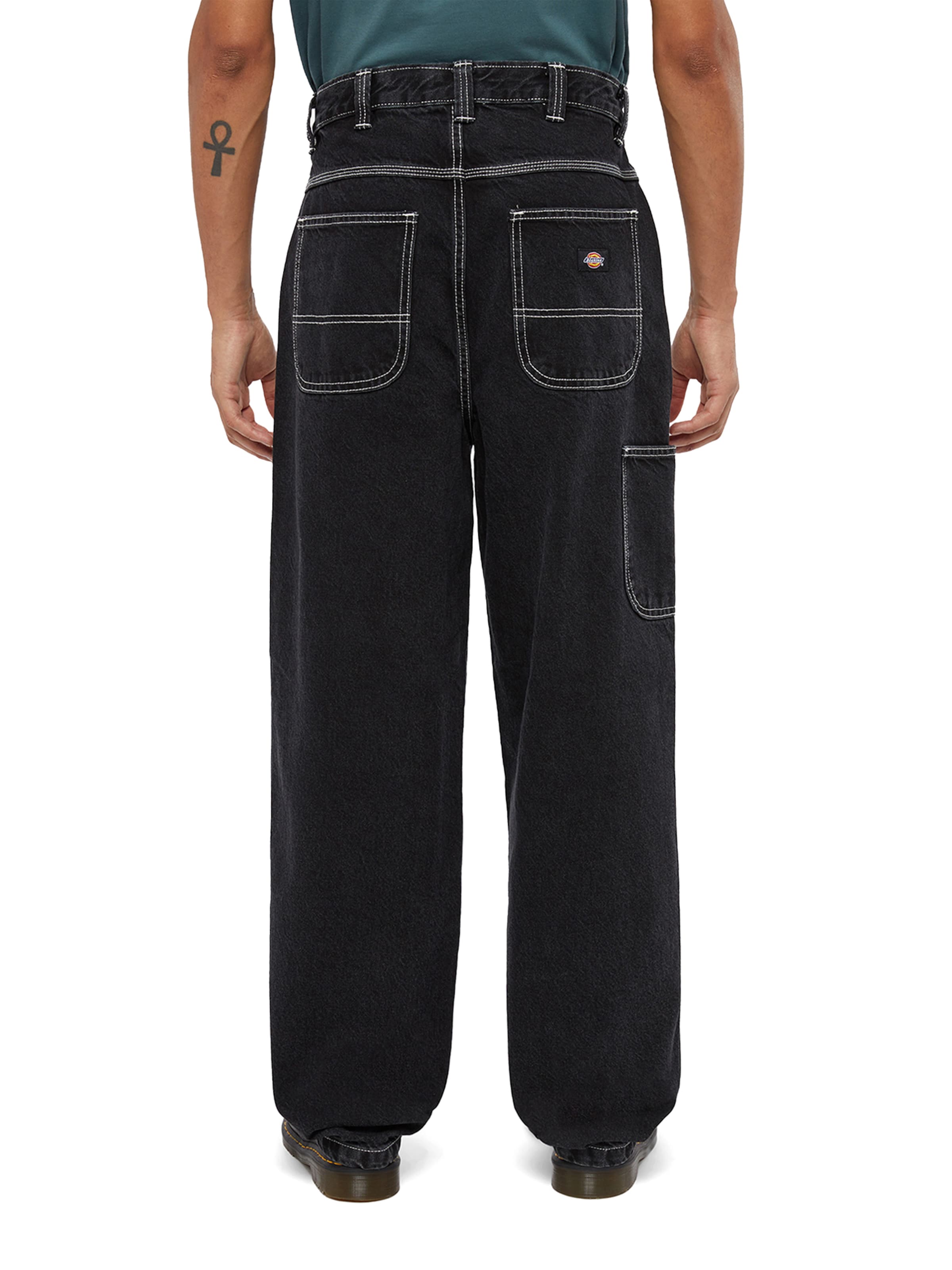 Loosefit Jeans cargo 'MADISON' di DICKIES in nero