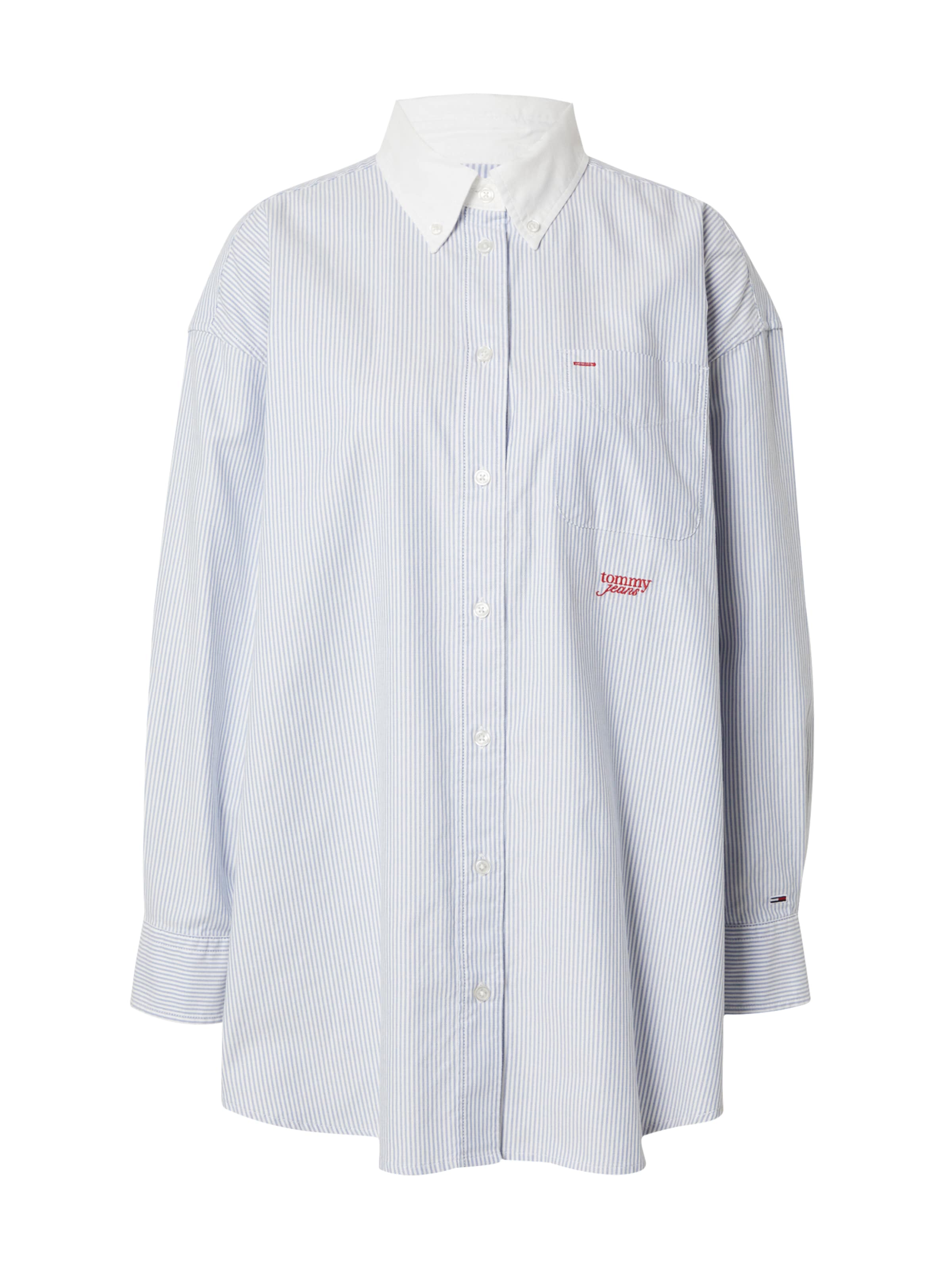 Tommy Jeans Blúzka - Modrá: predná strana