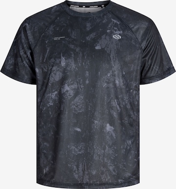 JACK & JONES - Camiseta en negro: frente