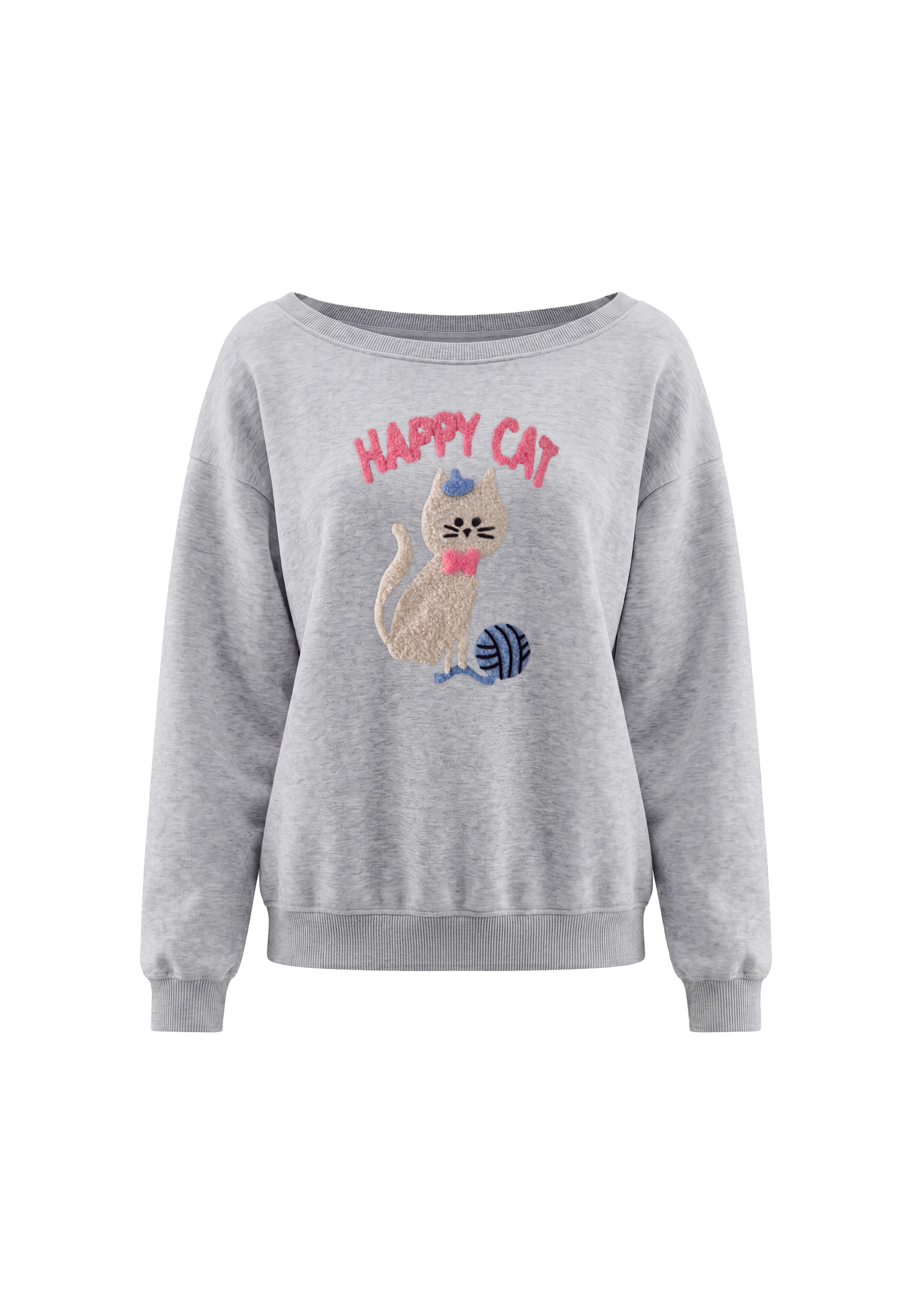 Sweat-shirt MYMO en gris : devant