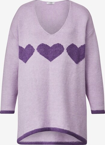 Pull-over Angel of Style en violet : devant