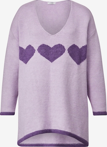 Angel of Style Sweater in Purple: front