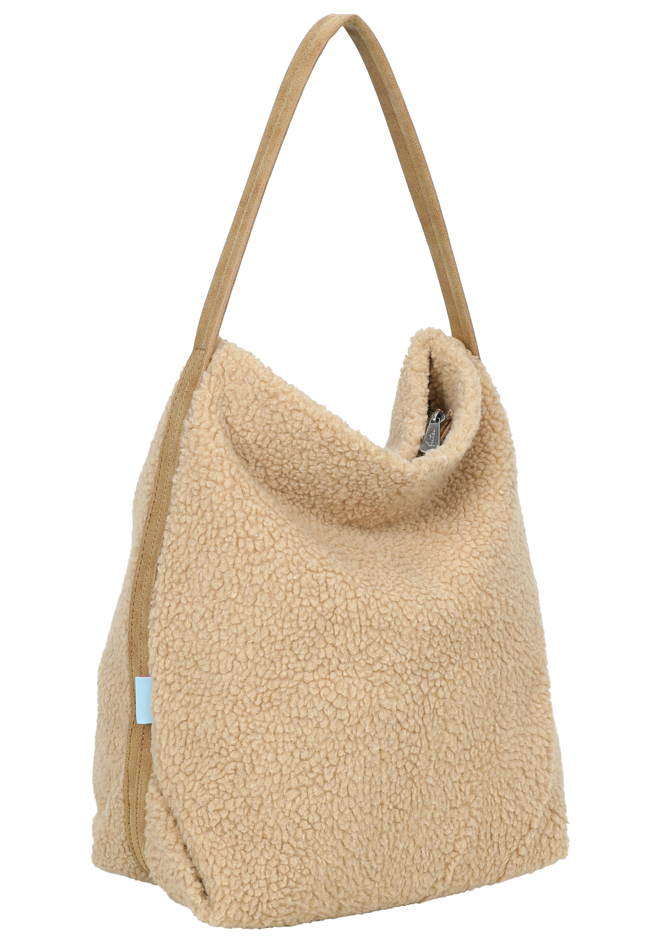 Fritzi aus Preußen Schoudertas 'Easy Hobo Limited Teddy' in Beige