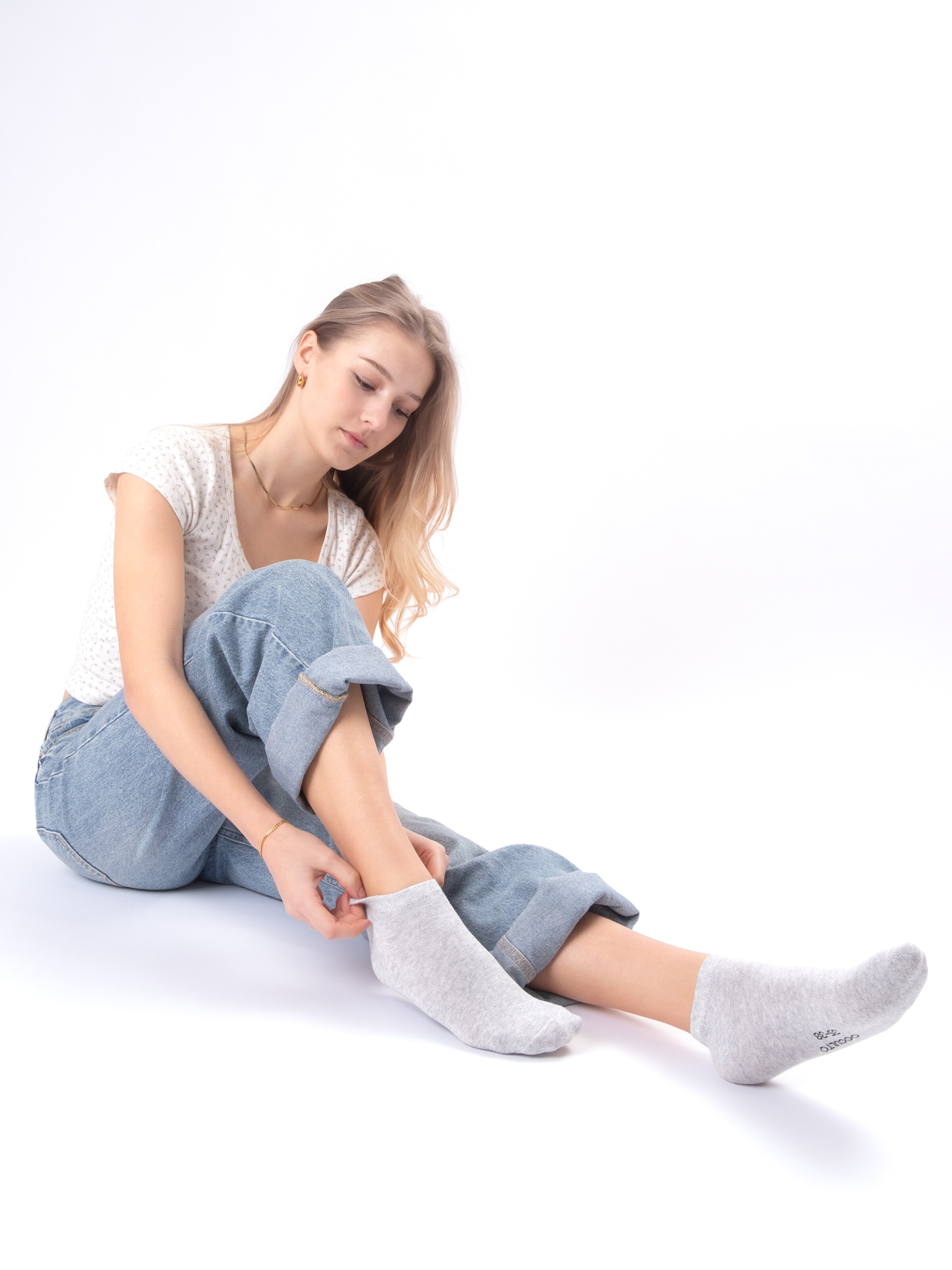 Calzino invisibile 'Alexa' di Occulto in nero: frontale