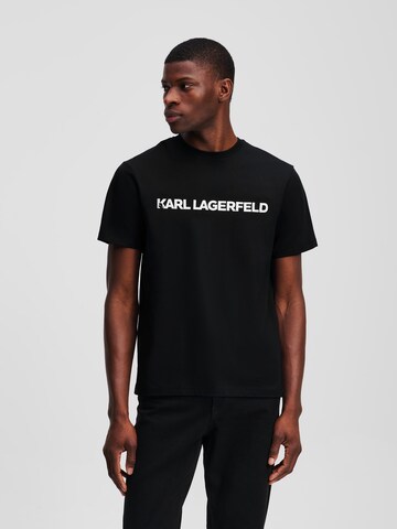 Maglietta di Karl Lagerfeld in nero: frontale