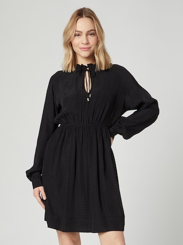 Guido Maria Kretschmer Collection Shirt Dress 'Melody' in Black: front