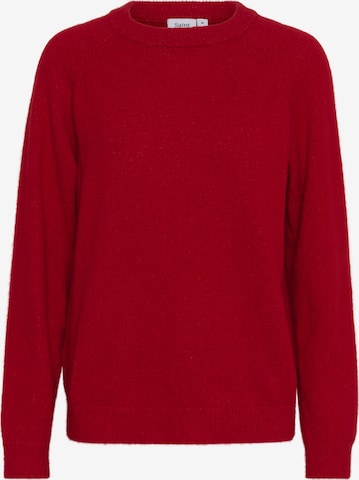 SAINT TROPEZ - Jersey 'Garbie' en rojo: frente