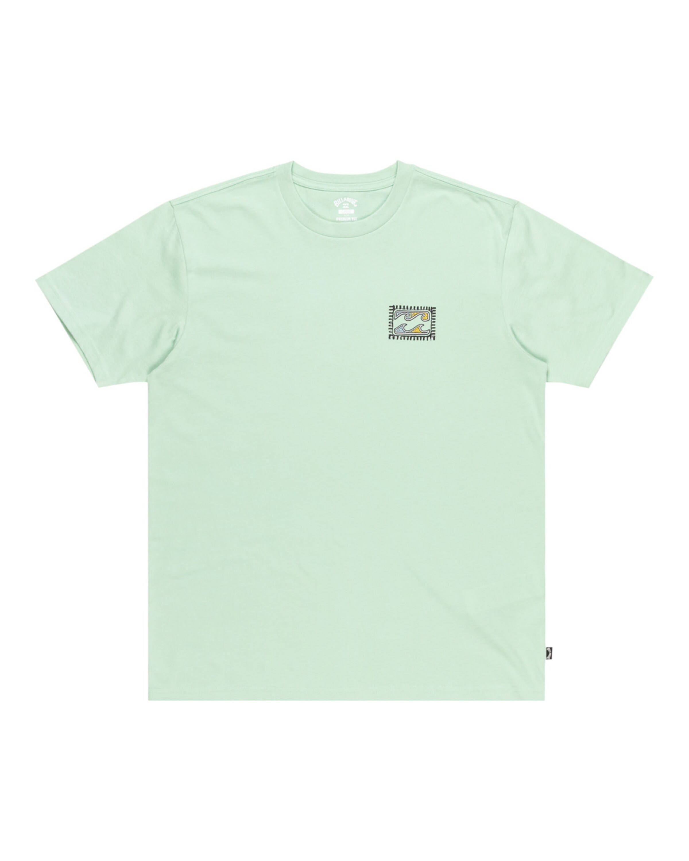 T-Shirt 'CRAYON WAVE' BILLABONG en vert : devant
