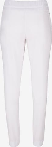 Tapered Pantaloni sport 'Marina' de la FILA pe alb