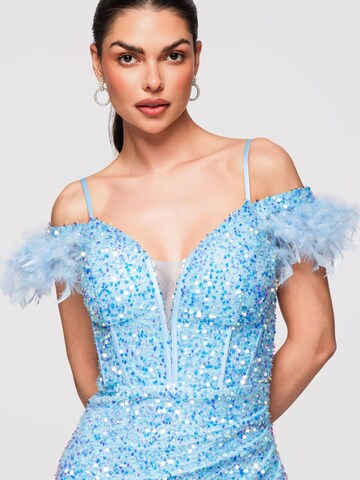 Robe de soirée Ombre en bleu