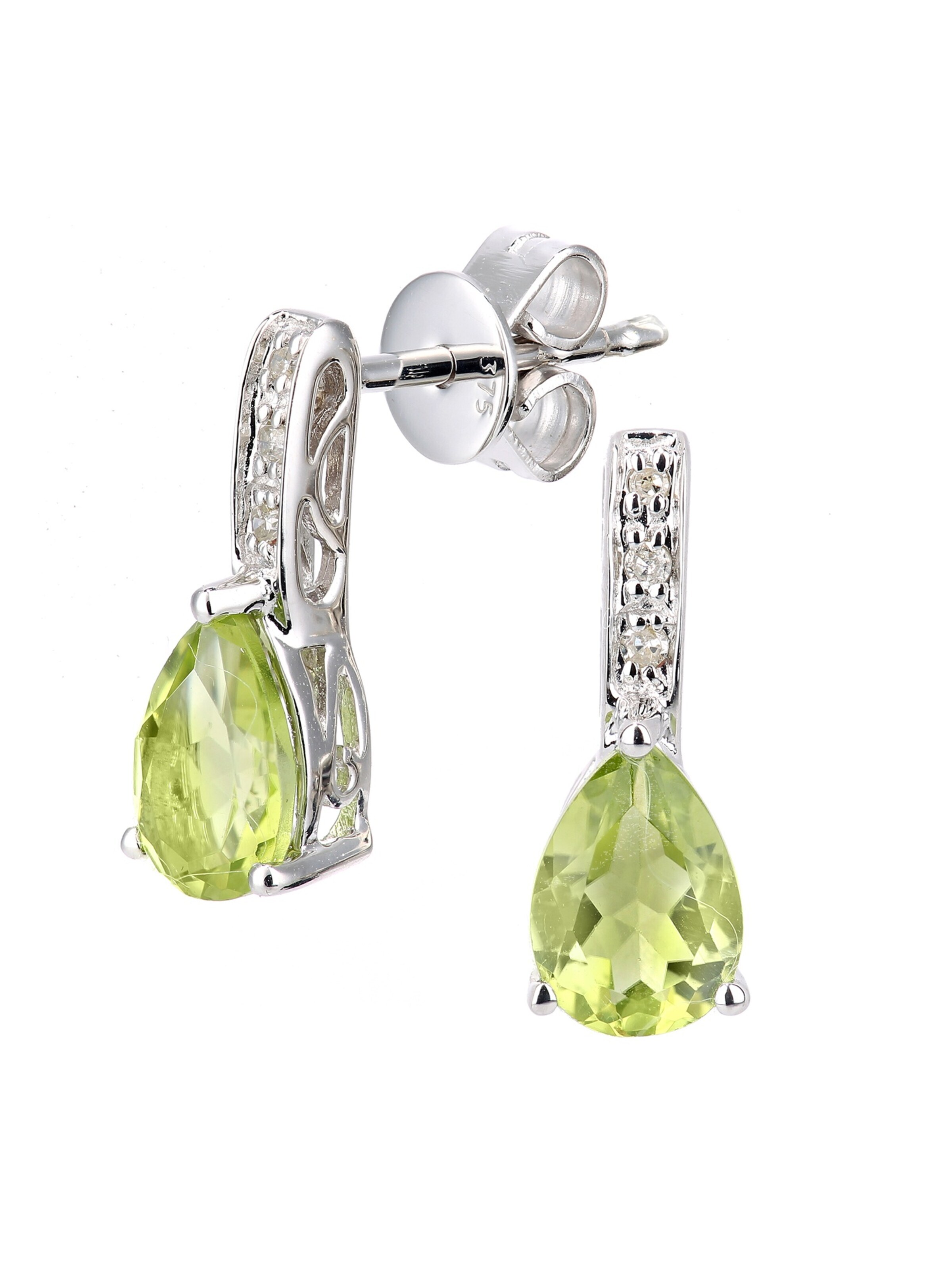 DIAMANT LETERNEL Oorbellen in Zilver: voorkant