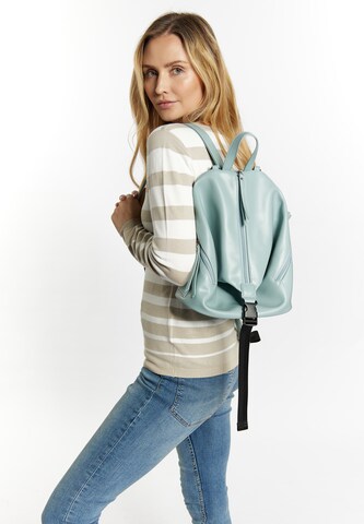 usha BLUE LABEL Backpack in Blue: front