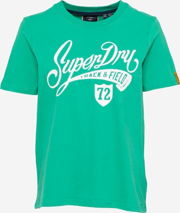 Tricou 'Cali' de la Superdry pe verde: față