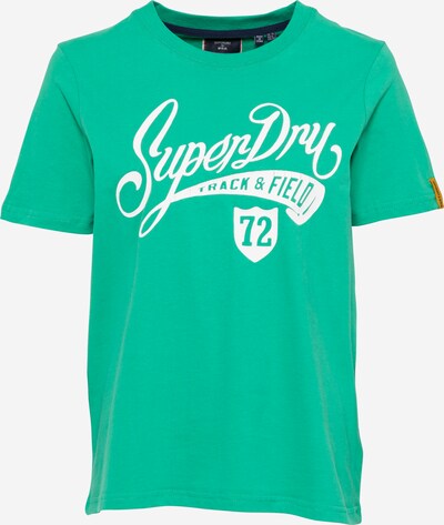 Tricou 'Cali' Superdry pe verde jad / alb, Vizualizare produs