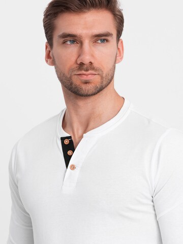 Ombre Shirt 'OM-LSCL-0107' in White