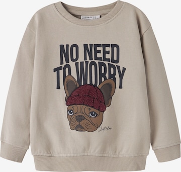 NAME IT Sweatshirt in Beige: front