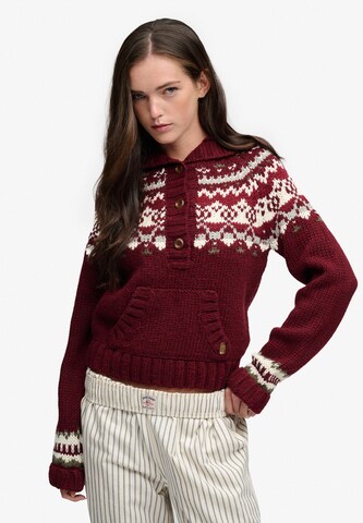 Superdry & Co Trui in Rood: voorkant