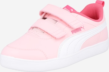 Sneaker 'Courtflex v2' di PUMA in rosa: frontale