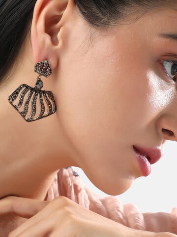 Boucles d'oreilles ' Sajini ' SOHI en argent : devant
