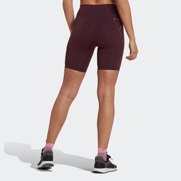 Skinny Pantalon de sport ADIDAS SPORTSWEAR en rouge