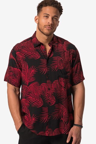 STHUGE Regular fit Button Up Shirt in Red: front