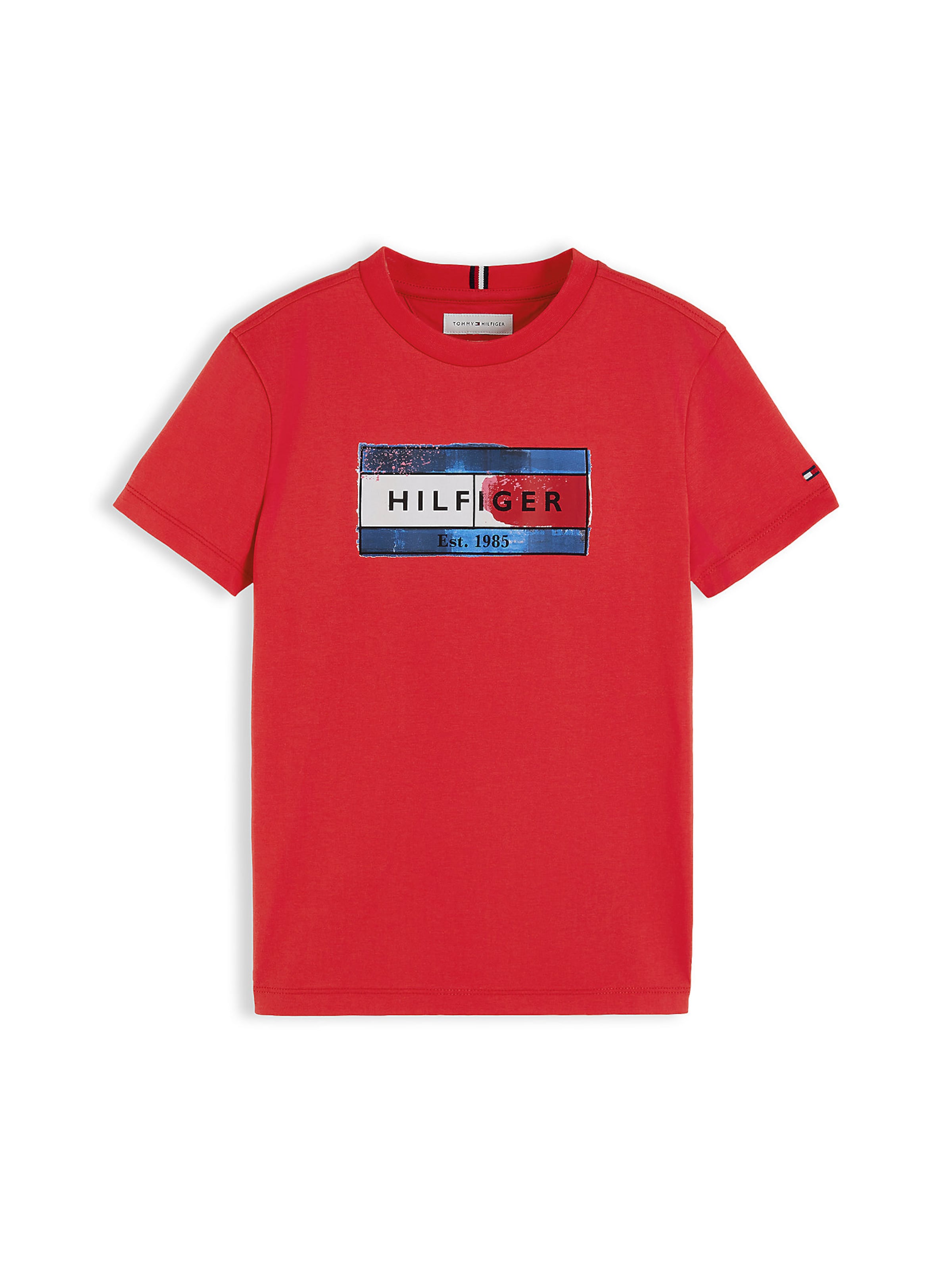 TOMMY HILFIGER T-Shirt in Rot: Vorderseite