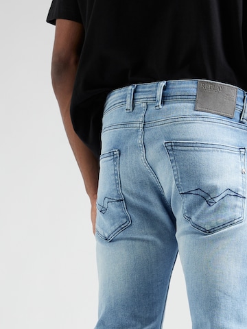 REPLAY Slimfit Jeans 'GROVER' in Blau