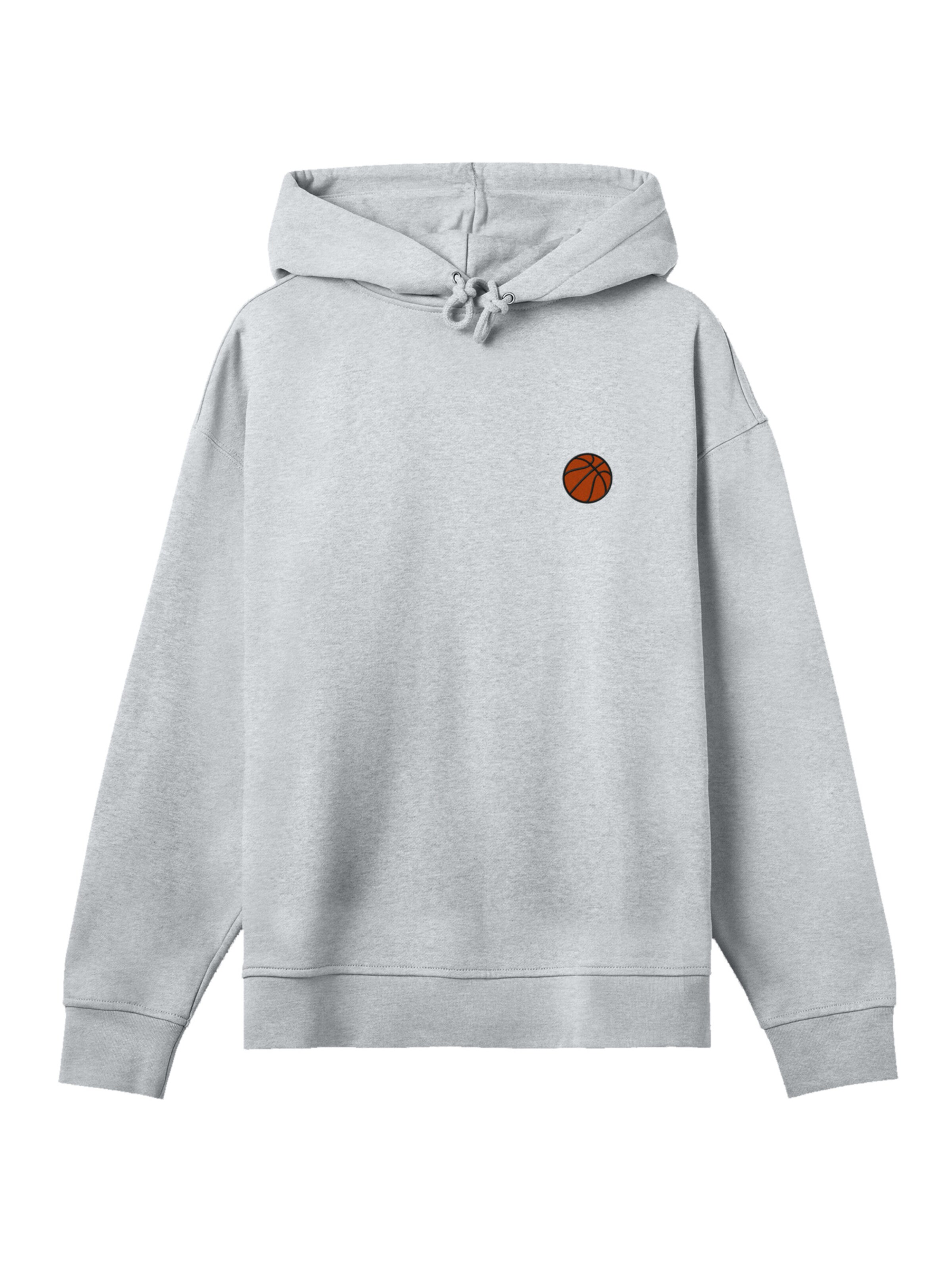 F4NT4STIC Sweatshirt 'Basketball' in Grey: front
