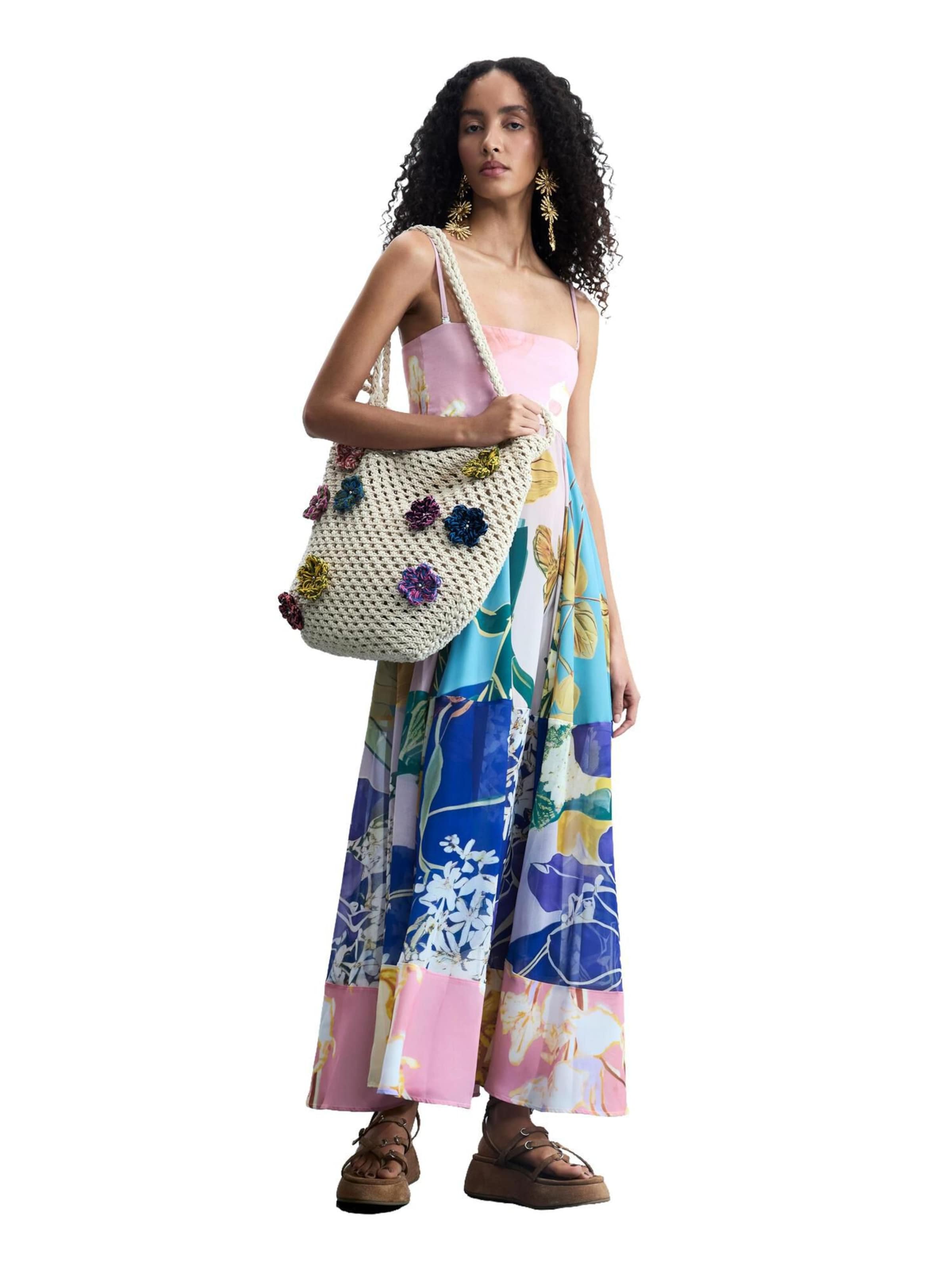 Desigual Letní šaty – mix barev